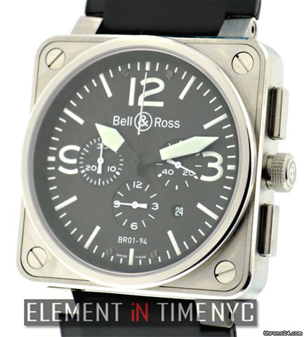 Bell & Ross BR 01-94 Chronograph Stainless Steel NIB