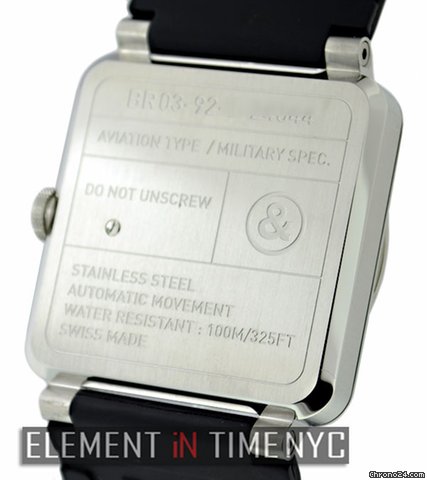 replica Bell & Ross BR 03-92 Stainless Steel 42mm NIB WATCHES 1 