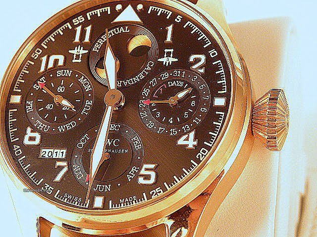 IWC BIG PILOT PERPETUAL ST. EXUPERY LIMITED EDITION OF 500 IN RG