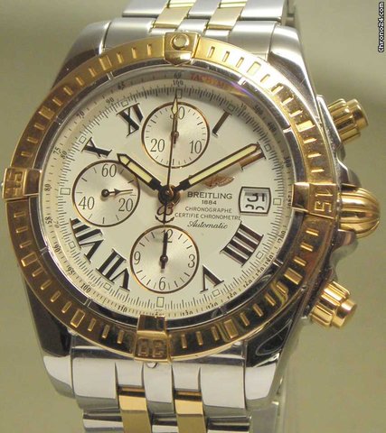 Breitling Chronomat Evolution St/Rotgold B&P