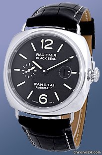 Panerai Limited Edition Gent's Stainless Steel  Radiomir Black Seal Strapwatch