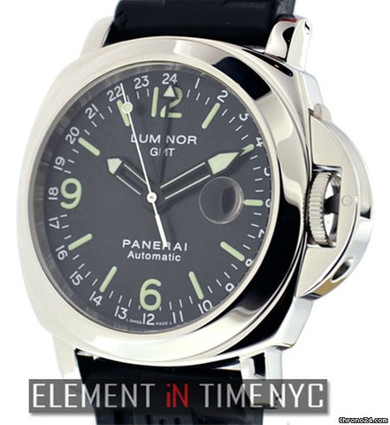 Panerai PAM 63 C Luminor GMT 44mm Black Dial B+P