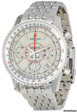 Breitling Montbrilliant 01 Silver Dial Chronograph Automatic Mens Watch AB013112-G709SS