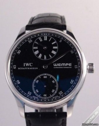 IWC Wempe Regulateur Portuguese - 5443 platinum