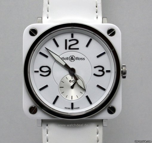 Bell & Ross BRS-WH-CERAMIC/SRB NEU incl MWST mit Box+Papieren