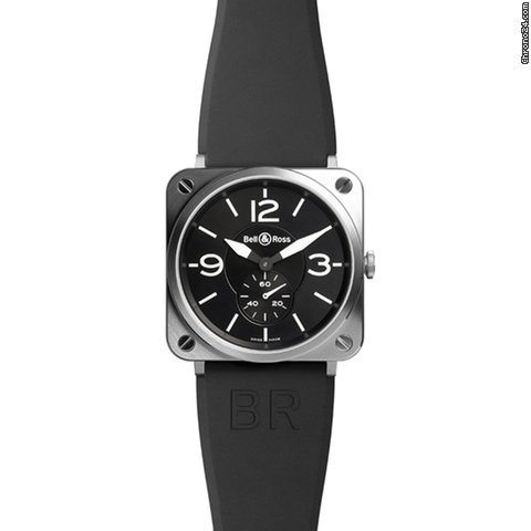 Bell & Ross BR S Quartz Steel NEU incl MWST mit Box+Papieren