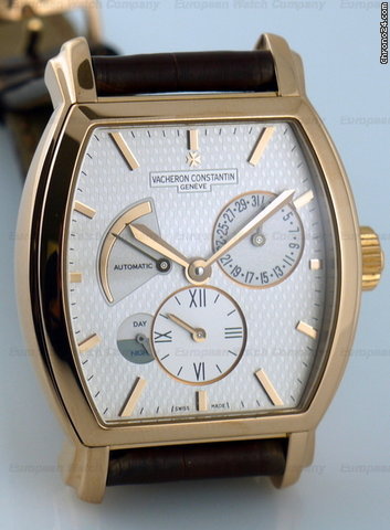 Vacheron Constantin Malte Tonneau Dual Time, 18K Rose