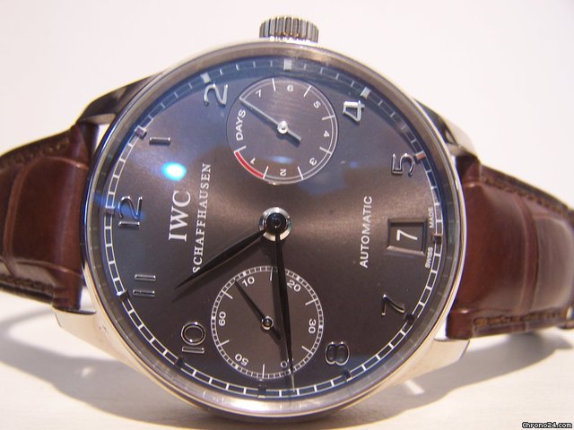 replica IWC PORTUGAISE 7 JOURS 5001 OR GRIS WATCHES 1