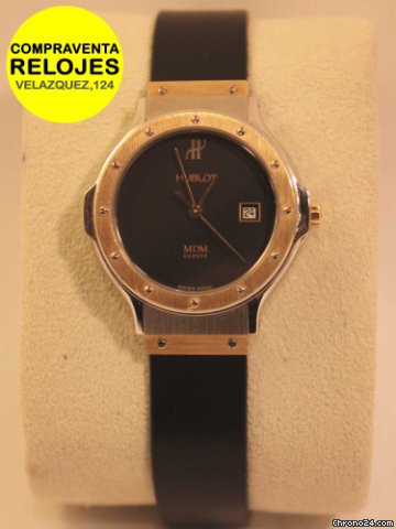 Hublot mujer, acero y oro