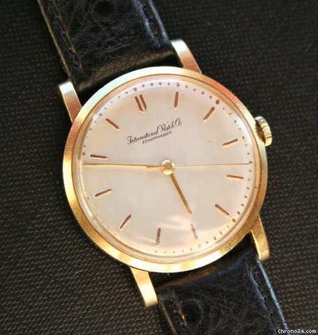 IWC 18 kt massiv Gold / 34mm C 89