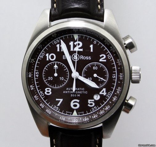 Bell & Ross Vintage 126 Brown NEU incl MWST mit Box+Papieren