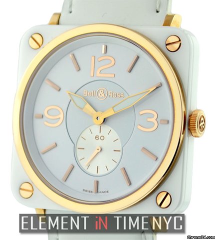 Bell & Ross BR-S 98 Quartz White NIB