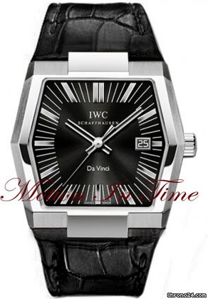 IWC "Vintage" Da Vinci Automatic Stainless Steel Black Dial