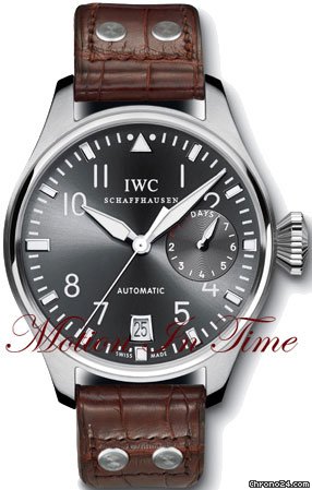 IWC BIG PILOTS WHITE GOLD GREY DIAL 7-DAY POWER RESERVE RARE