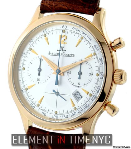 Jaeger-LeCoultre Master Chronograph 18k Pink Gold