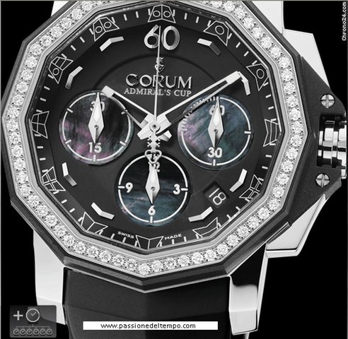 Corum LADY DIAMONDS ADMIRAL'S CUP 40 CHRONOGRAPH