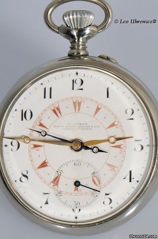 replica Longines Taschenuhr ZWEI ZEITZONEN f. OSMANISCHEN MARKT WATCHES 1 