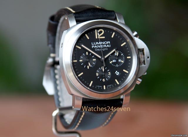 replica Panerai PAM 356 Daylight Chronograph Patina Numbers 44 mm: Retail WATCHES 1 