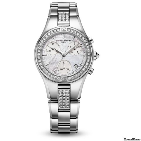 Baume & Mercier &  Linea Chronograph Diamond Set, MOA10017