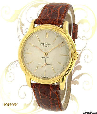 Patek Philippe 3433 Classic Automatic, Yellow Gold, Asprey Dial,