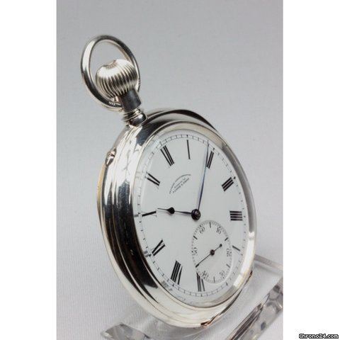 replica A. Lange & Sohne , DUF,  offene Silber-Beobachtungstaschenuhr WATCHES 1 