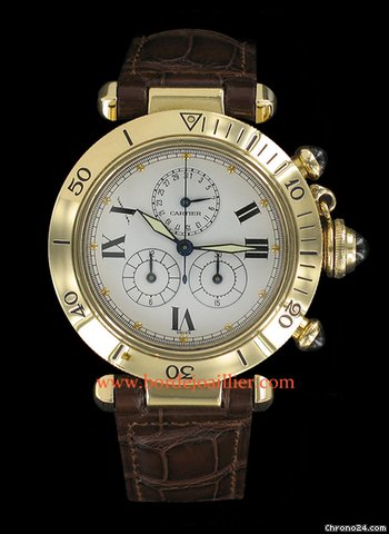 Cartier Pasha Chrono Gold