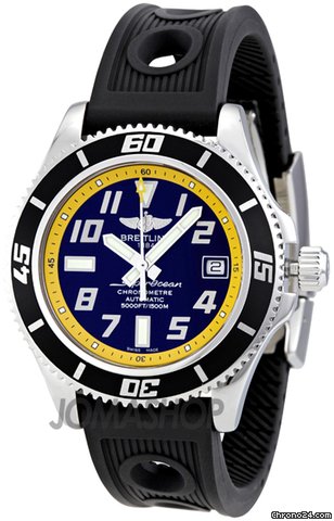 Breitling Superocean Abyss Black and Yellow Dial Automatic Mens Watch A1736402-BA32BKOD