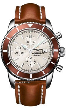 Breitling Superocean Heritage Chronographe Leather Strap