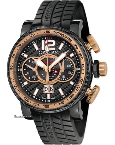 Graham SILVERSTONE LUFFIELD GMT GOLD AND PVD - 100 % NEW