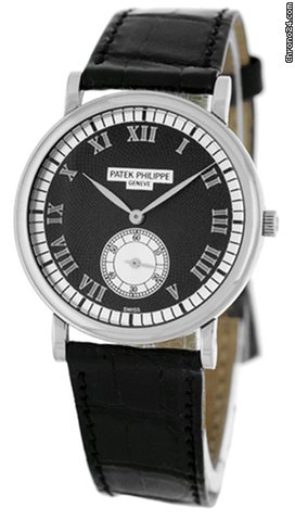 Patek Philippe Gent's 18K White Gold  Ref# 5022 Officer Calatrava Strapwatch