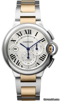 Cartier Ballon Bleu Stainless Steel and Pink Gold