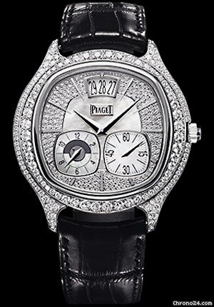 Piaget Black Tie Emperador Cushion Goa32018 Diam. 18k New