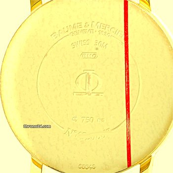 replica Baume & Mercier Gent's 18K Yellow Gold  &  Classima Executive Strapwatch WATCHES 1 