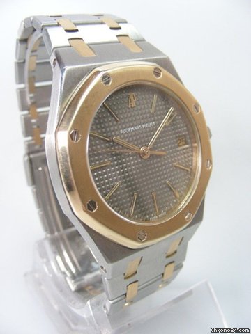 replica Audemars Piguet Royal Oak 36mm or/acier cadran ardoise WATCHES 1 