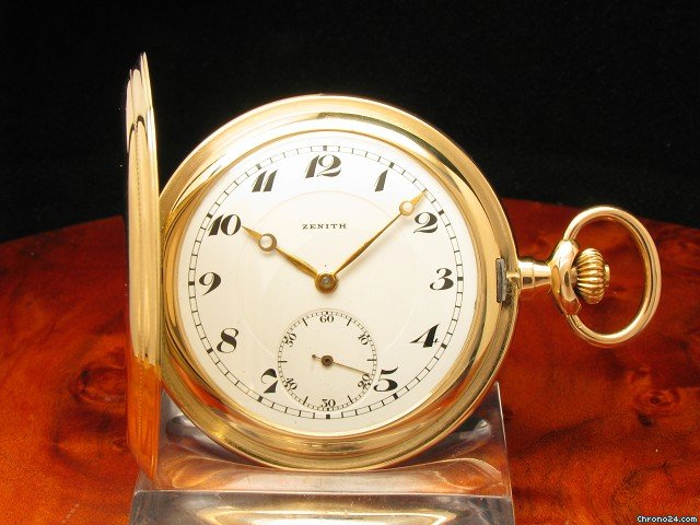 Zenith 14kt 585 Gold Savonette Taschenuhr
