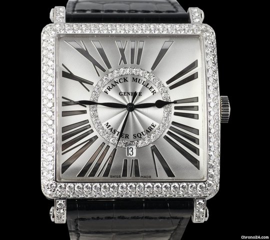 Franck Muller Master Square 6000 K XL 18K White Gold Diamonds [ON HOLD]