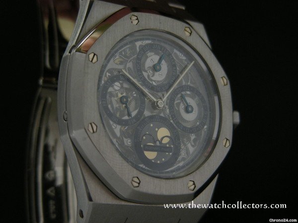 replica Audemars Piguet Royal Oak Platinum Perpetual Calendar Skeleton Ref.25636 PT  Full Set WATCHES 1 