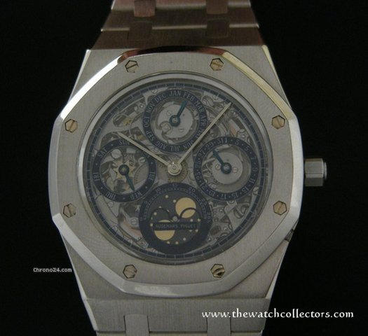 Audemars Piguet Royal Oak Platinum Perpetual Calendar Skeleton Ref.25636 PT  Full Set