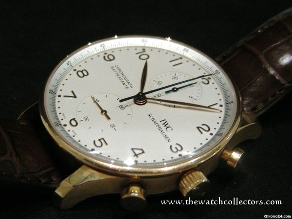 replica IWC Discontinued Portugeiser Rattrapante "Ref.3712" Pink Gold  Full Set [ ON HOLD ] WATCHES 1 