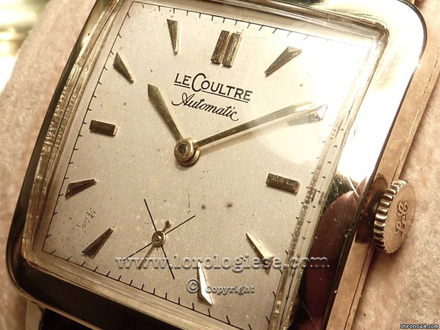 replica Jaeger-LeCoultre Gran Carre CIOCCOLATONE Automatic - original Vintage WATCHES 1 