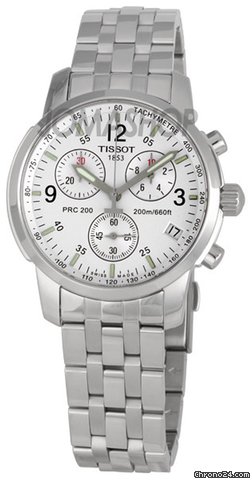 Tissot T-Sport PRC200 Chronograph Steel Mens Watch T17.1.586.32