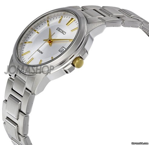 Seiko Silver Dial Stainless Steel Mens Watch SGEF53 WATCHES 2