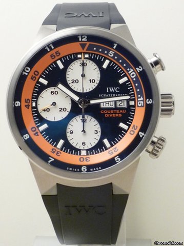 IWC AQUATIMER CHRONOGRAPH COUSTEAU DIVERS CALYPSO