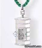Audemars Piguet Pendant Watch (WG-Diamonds / Diamonds / Green Cord)