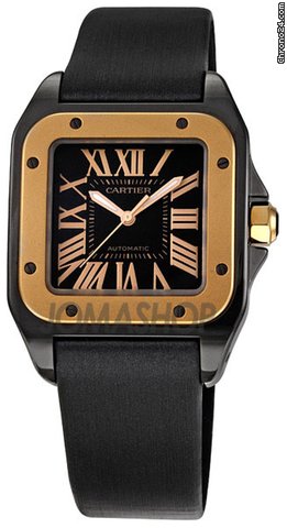 Cartier Santos 100 Pink Gold Medium Watch W2020007
