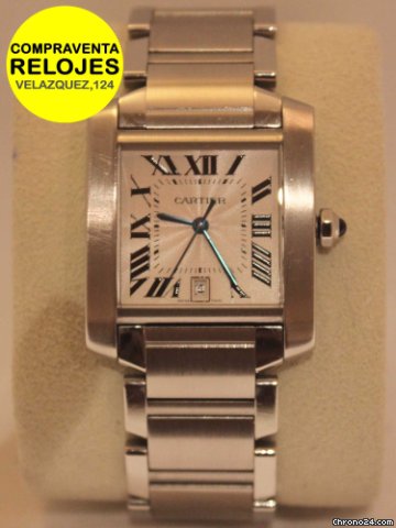 Cartier TANK FRANCES caballero AUTOMATICO
