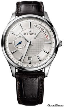 Zenith Elite Captain Power Reserve Stainless Steel