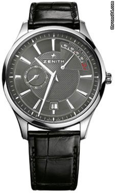 Zenith Elite Captain Power Reserve White Gold