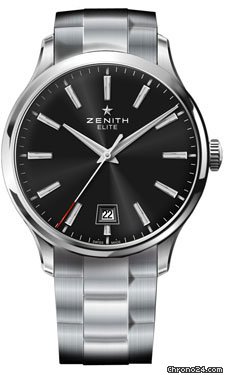 Zenith Elite Captain Central Second Stainless Steel