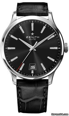 Zenith Elite Captain Central Second Stainless Steel